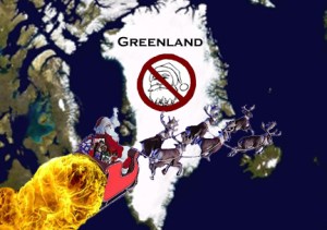 Santa's Christmas Eve will go a little quicker now that he can skip Greenland. 
