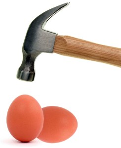 Hammer and eggs