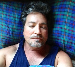 My whereabouts since Saturday night. Well, here and kneeling in front of the commode. (No photo available)