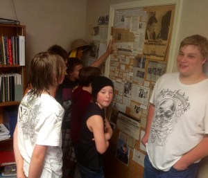 After perusing The Door, everyone agreed on a favorite clipping...