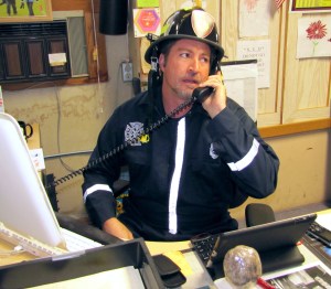 As a journalist and volunteer firefighter, sometimes I can't remember where I'm at or, in this case, why I'm even on the phone.