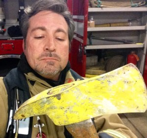 A firefighter's friend. Unless he drops it on his foot.