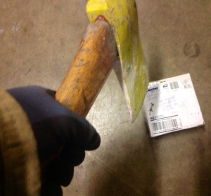 Kids, don't do this at home. Ever again.