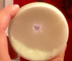 I found this heart in my hair paste this morning; a gift from my Muse.