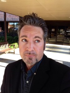 Heading to surgery with complete confidence, although my hair looks a little scared.