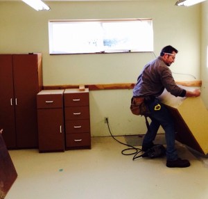 I admit, this doesn't look anything like the lifting techniques in the safety handbook...