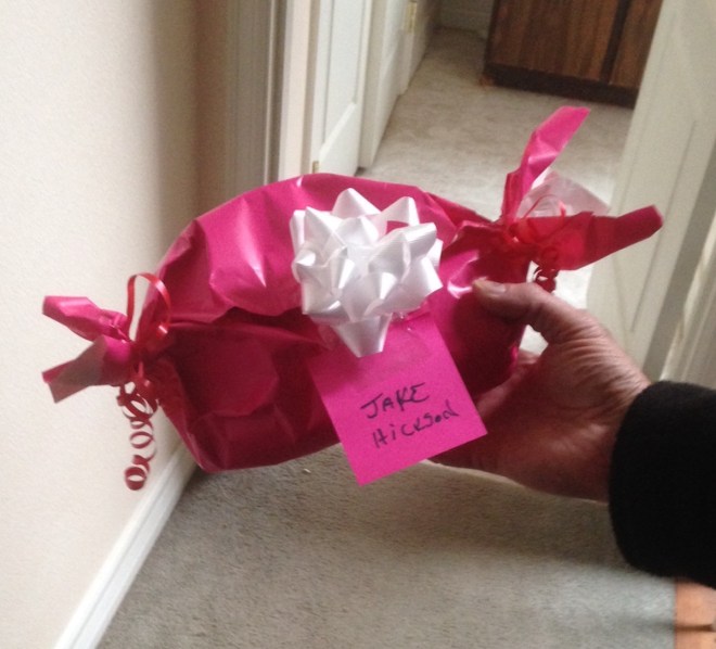  Something I knew would make my high school freshman son feel "special." 