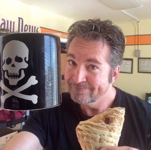 Cheers to all of you! But I'm not sharing my scone...