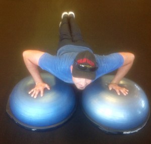 The only way I'll do push-ups.