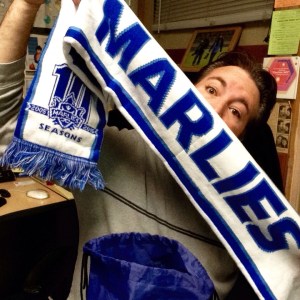 If not formy understanding of proper punctuation, Imght've been worries I had Marlie's scarf.